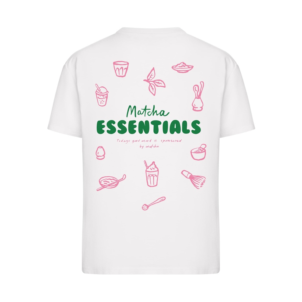 Miss Tee - Matcha Essentials Good Mood Dames Tshirt - Wit